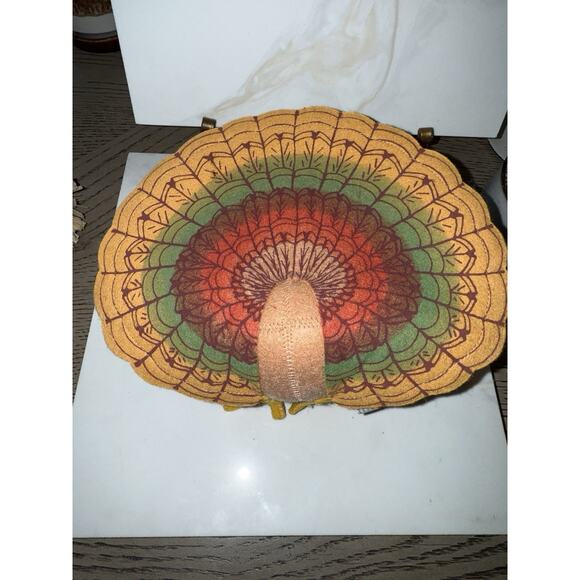 Annalee Thanksgiving Turkey Pilgrim Centerpiece Retired Fall Decor 8 inch 2008 - Picture 3 of 3